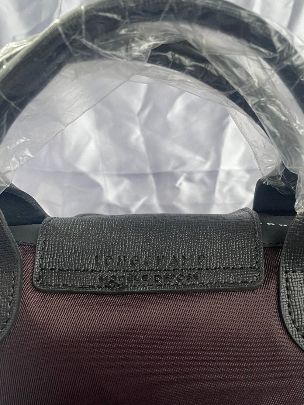 NWT Longchamp Energy Burgundy Handbag Pouch XS 2Way Crossbody Mini Makeup Tote - Picture 4 of 8